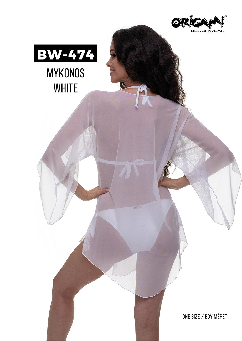 MYKONOS WHITE BW-474 ORIGAMI STRANDRUHA