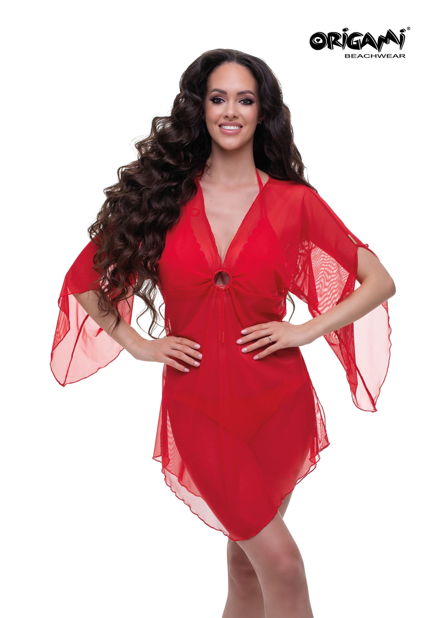 MYKONOS RED BW-477 ORIGAMI STRANDRUHA