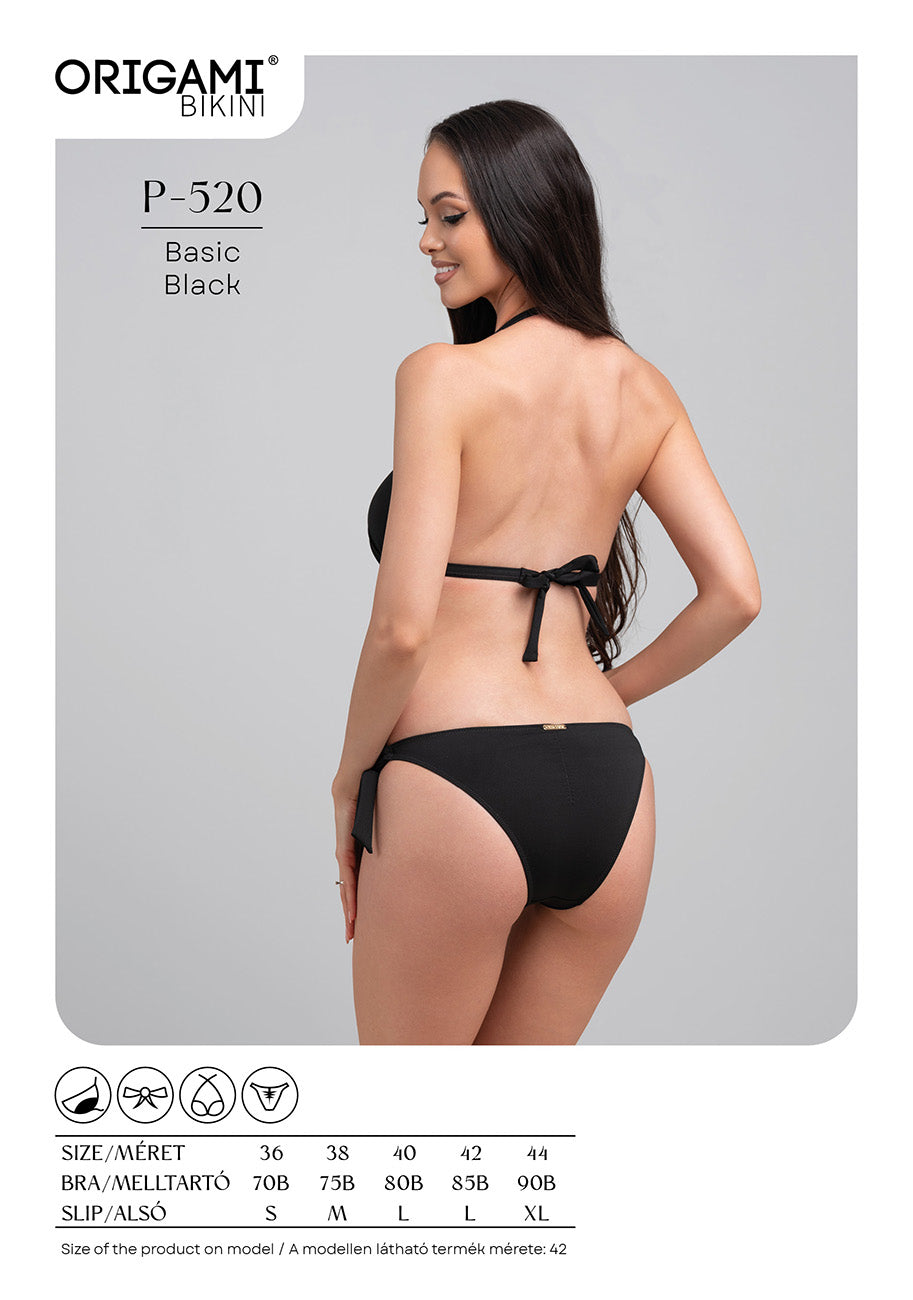 Basic Black P-520 Origami Bikini