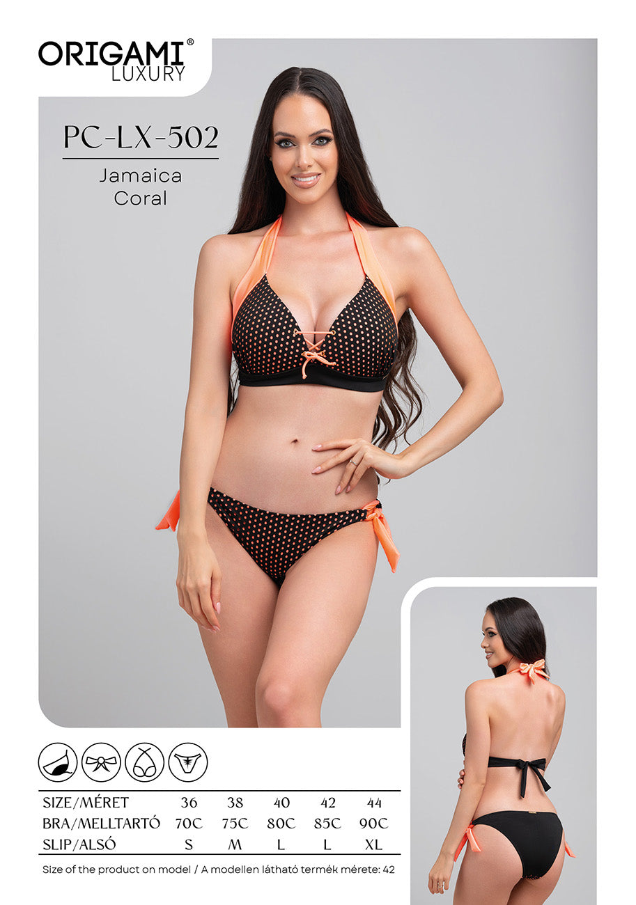 Jamaica Coral PC-LX-502 Origami Bikini