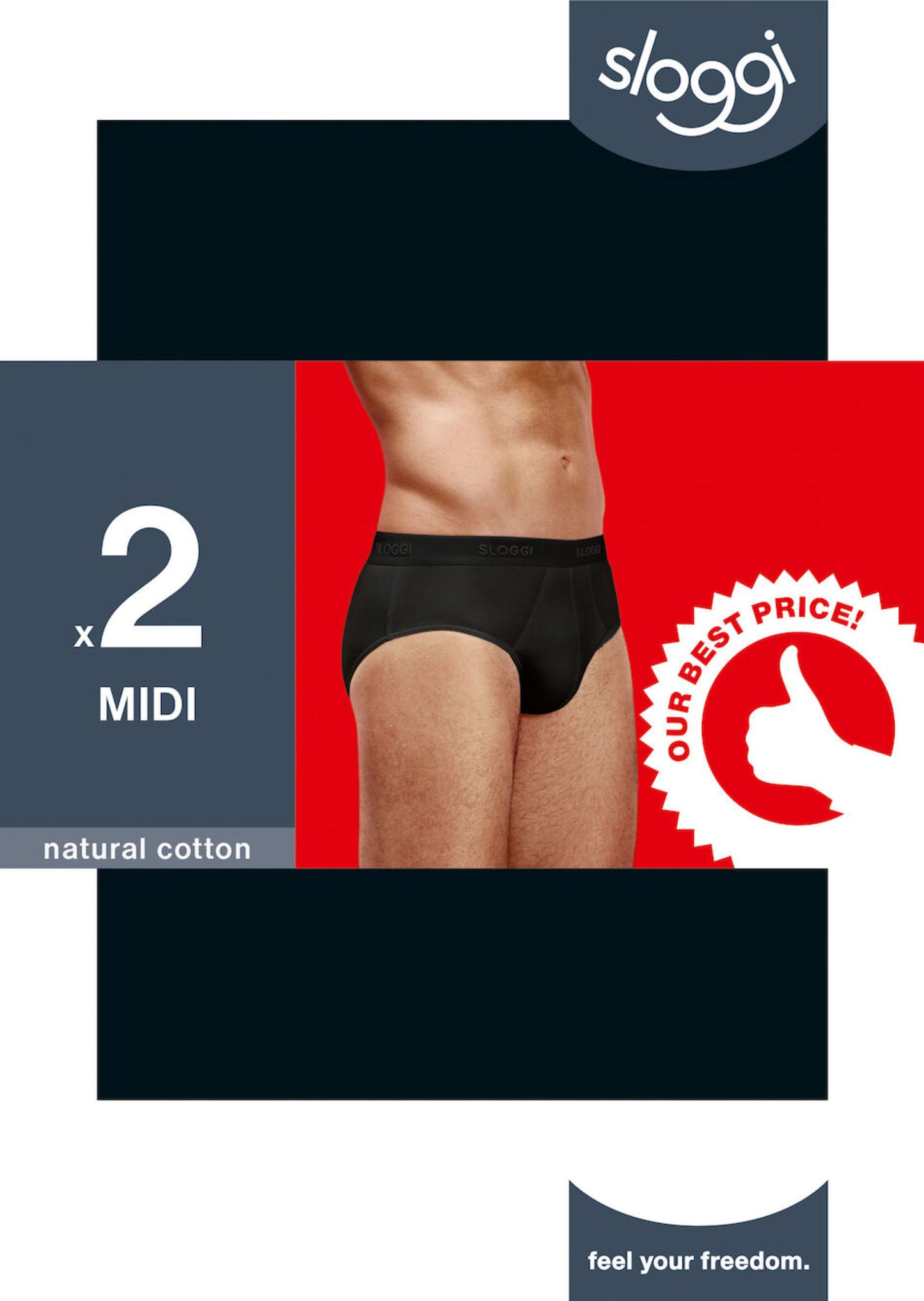 Sloggi Men 24/7 Midi 2P