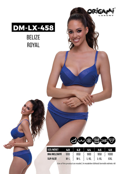 BELIZE ROYAL DM-LX-458 ORIGAMI BIKINI